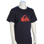 Quiksilver Boy's Mountain Wave Logo T-Shirt - Navy Blazer - XL