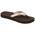 Reef Star Cushion Sassy Women's Sandal - Brown / White - 10