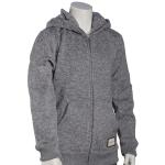Quiksilver Boy's Keller Zip Fleece Hoody - Light Grey Heather - XL