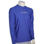 O'Neill Basic Skins LS Surf Shirt - Pacific - XXL