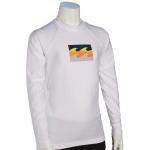 Billabong Boy's All Day Wave LS Rash Guard - White - 16