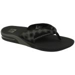 Reef Fanning Prints Sandal - Black Plaid - 14
