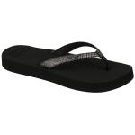 Reef Star Cushion Sassy Sandal - Black / Silver - 10