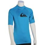 Quiksilver Boy's All Time SS Rash Guard - Blue Danube - 16