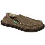 Sanuk Boy's Vagabond Sidewalk Surfer - Brown - Youth 6