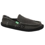 Sanuk Boy's Vagabond Sidewalk Surfer - Black - Youth 6
