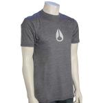 Nixon Wings T-Shirt - Dark Heather Grey / Silver - XXL