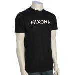 Nixon Basis T-Shirt - Black / White - XXL