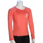 Billabong Girl's Sol Searcher LS Rash Guard - Paradise Pink - L