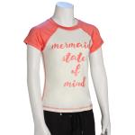 Billabong Girl's Sol Searcher SS Rash Guard - Paradise Pink - L