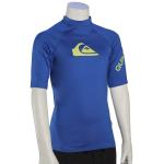 Quiksilver Boy's All Time SS Rash Guard - Turkish Tea - 16