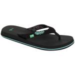 Sanuk Yoga Paradise 2 Sandal - Black / Paradise Palm - 7