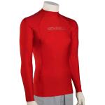 O'Neill Basic Skins LS Rash Guard - Red - XXL