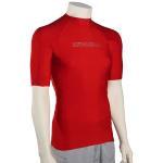 O'Neill Basic Skins SS Rash Guard - Red - XXL