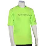 O'Neill Kid's Basic Skins SS Surf Shirt - Lime - 16