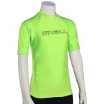O'Neill Kid's Basic Skins SS Rash Guard - Lime - 10