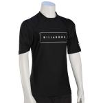 Billabong Boy's All Day United SS Rash Guard - Black - 8