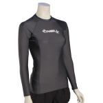 O'Neill Women's Basic Skins LS Rash Guard - Graphite - XL
