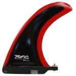 Rainbow Rake 7" Longboard Fin - Black / Red