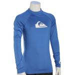 Quiksilver Boy's All Time LS Rash Guard - Electric Blue - 16