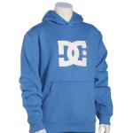 DC Boy's Star Pullover Fleece Hoody - Campanula / Snow White - XL
