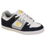 DC Boy's Pure Shoe - Navy / Grey - Youth 5