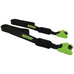 Block 15' Tie Down Straps - Black / Green