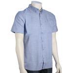 Hurley One and Only SS Button Down Shirt - Blue Ox - XXL