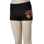Hurley Women's Compression Floreal Surf Shorts - Black - XL