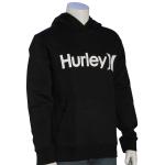 Hurley Boy's One and Only Surf Check Pullover Hoody - Black - XL