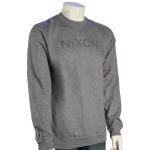 Nixon Wordmark Crew Sweater - Dark Grey Heather - XXL