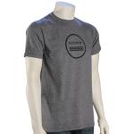 Nixon Waves T-Shirt - Dark Heather Grey - XXL