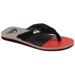 Quiksilver Boy's Molokai Layback Sandal - Red / Black / Grey - Youth 6