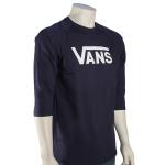 Vans Classic Raglan T-Shirt - Dress Blues / White - XXL
