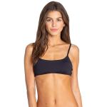 Billabong Sol Searcher Mini Crop Bralette Bikini Top - Black Pebble - XL
