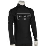 Billabong Boy's Union LS Rash Guard - Black - 12