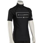 Billabong Boy's Union SS Rash Guard - Black - 16