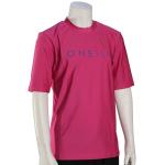 O'Neill Kid's Basic Skins 30+ Surf Shirt - Fox Pink - 16