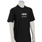 Billabong Boy's All Day Wave SS Surf Shirt - Black / Grey - 16