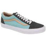 Vans Old Skool Shoe - Textured Suede Pewter / Aqua - 13
