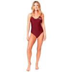 Fox Parker One Piece Swimsuit - Cranberry - XL