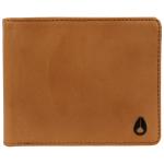 Nixon Pass Leather Coin Wallet - Saddle