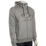 Oakley Bark Full Zip Hoody - Stone Grey - M