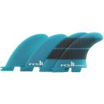 FCS II Performer Neo Glass Quad Fin Set - Medium - Teal Gradient