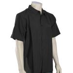 Quiksilver Waterman Centinela 4 Button Down Shirt - Classic Black - XXL