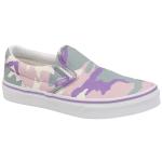 Vans Kid's Classic Slip On Shoe - Pastel Camo Fairy Wren / Marshmallow - Youth 5