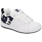 DC Kid's Court Graffik Shoe - White / Black - Youth 5