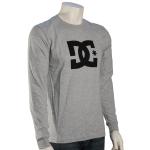 DC Star LS T-Shirt - Grey Heather / Black - XXL