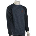 Quiksilver Keller Crew Sweater - Blue Nights Heather - XXL