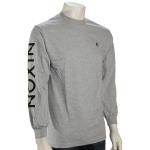Nixon Sparrow LS T-Shirt - Heather Grey - XXL